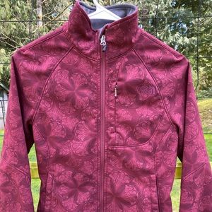 The North Face soft shell jacket Maroon Size XS
